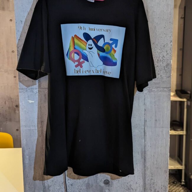 BelieveBelieve9周年オリジナルTシャツ (XLのみ)
